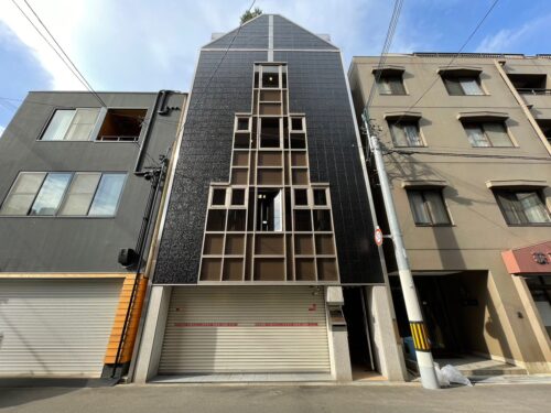 大阪市　4階建てビル　外壁塗装工事