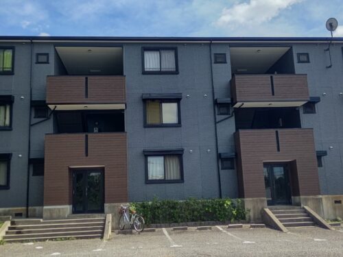 ハイツ（西宮市）　屋根外壁修繕塗装工事