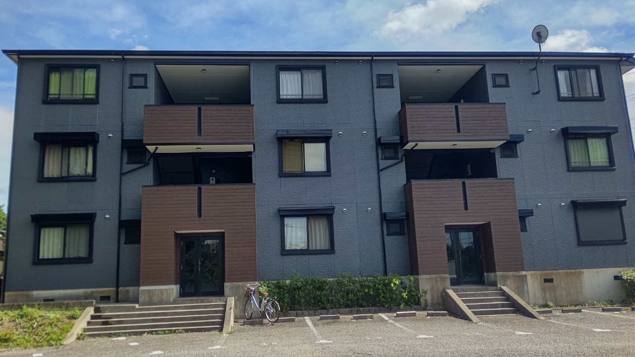 ハイツ（西宮市）　屋根外壁修繕塗装工事